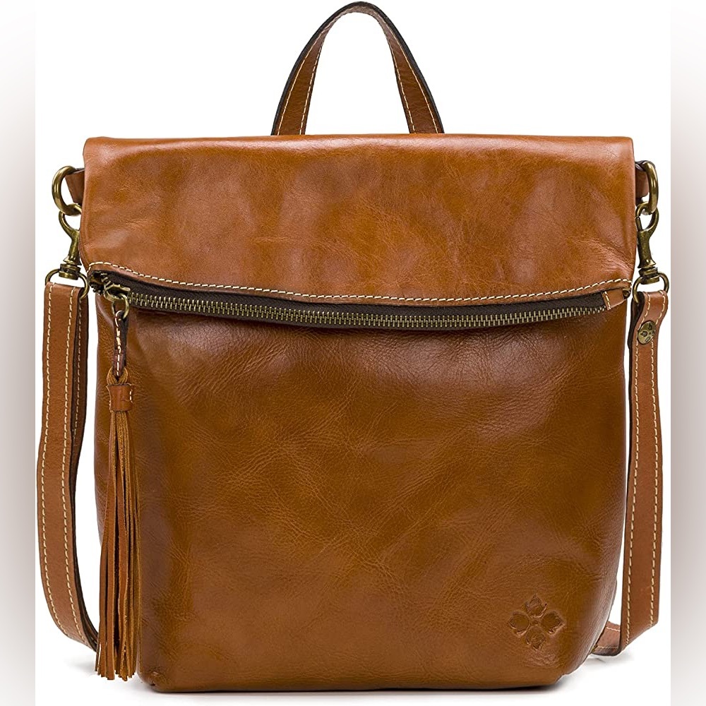 Patricia Nash // Luzille Leather Bag in Tan